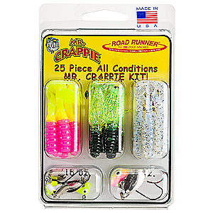 Blakemore Mr. Crappie 25-Piece Lure and Head Kit - Fresh Water Panfish Bait at Academy Sports
