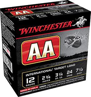 Winchester Ammo AANL127 AA Target Loads 12 Gauge 2.75" 7/8 oz 7.5 Shot 25 Bx/ 10