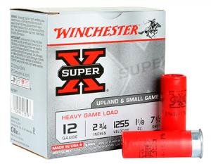 Winchester Ammo XU12H7 Super-X Game & Field 12 Gauge 2.75" 1-1/8 oz 7.5 Shot 25 Bx/ 10 Cs