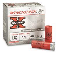 Winchester, 12 Gauge, 2 3/4&amp;quot;, 1 1/8 oz., Super-X Heavy Game Field Shotshells, 25 Rounds