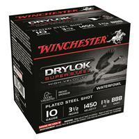 Winchester DryLok Super Steel High-Velocity, 10 Gauge, 3 1/2&amp;quot; Shot Shells, 1 3/8 oz., 250 Rounds