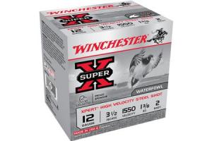 Winchester Super-X Xpert Steel Waterfowl Load 12 Gauge 3.5 Inch 1550 FPS 1.375 Ounce 2 Steel Shot WEX12L2