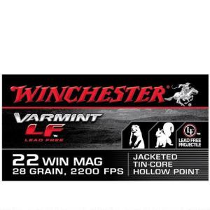 Winchester Varmint LF .22 WMR Ammunition 2000 Rounds LFJHP 28 Grains