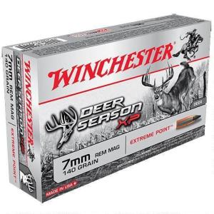 Winchester 7mm Remington Magnum Ammunition 200 Rounds Deer Season XP PT 140 Grains