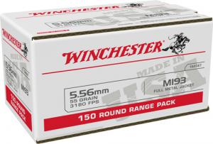 Winchester Repeating Arms WIN AMMO USA 5.56X45 CASE LOT 55GR. FMJ 600RD CASE