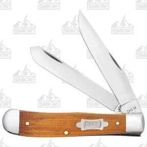 Case Natural Canvas Micarta Trapper Folding Knife