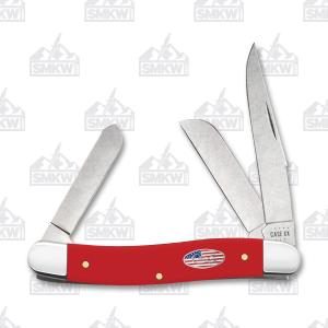 CASE KNIVES American Workman Cs Smooth Red Syn Med Stock 4318