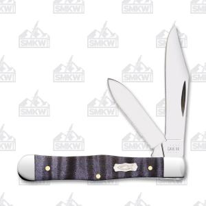 CASE KNIVES Purple Curly Maple Small Swell Center 7225 1/2 SS
