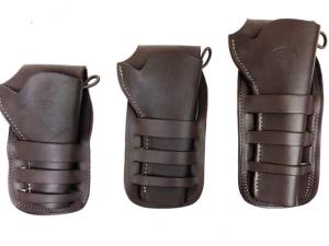 Hunter Company Western Triple Loop Holster for Single Action Revolvers, .22 Caliber, 7.5in Barrels, Right Hand, Antique Brown, 1091-50, Antique Brown, 1091-50