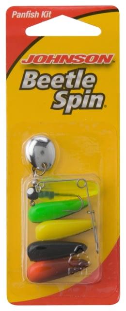 Johnson Beetle Spin Panfish Buster Hard Bait, Varied, 1in / 3cm, Hook Size 10, Assorted, PBKIT