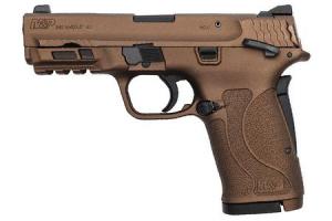 SMITH AND WESSON MP380 Shield EZ 380 ACP Pistol with Burnt Bronze Cerakote Finish and Thumb Safety