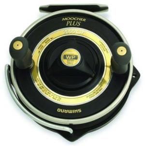 Shimano Moocher Plus GT Mooching Reel Gold / Black Right-Hand 5.5&quot; 14/470, 17/400, Power Pro 50/660, 65/405