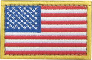 Condor US Flag Patch 6 Pcs/Pack, 4, Red/White/Blue, 230-004