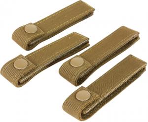 Condor 4in Mod Straps, 4 Pcs / Pack, Coyote Brown, 223-498