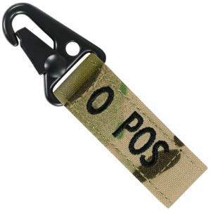 Condor Outdoor O Positive Blood Type Key Chain, Pack of 4 Pcs, Scorpion, 239O+800