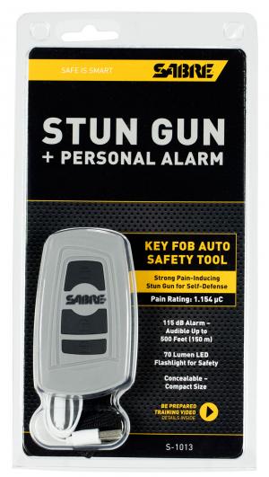 SABRE 3-in-1 Stun Gun Safety Tool Light Gray - Personal Safety at Academy Sports