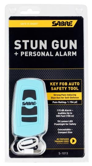 SABRE 3-in-1 Stun Gun Safety Tool Aqua/Turquoise - Personal Safety at Academy Sports