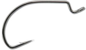 Mustad Ultrapoint Big-Mouth Tube Bait Hook, Needle Point, Extra Wide Gap, Black Nickel, Size 5/0, 5 per Pack, 38104NP-BN-5/0-5U