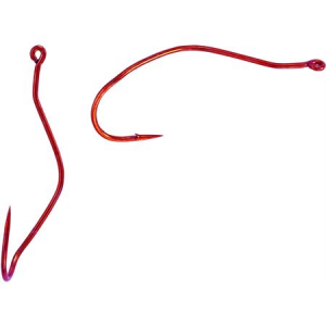 Mustad UltraPoint Slow Death Hook - Red - 10 Pack - #4