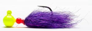 Mustad Sink It Series Jig, UV Chartreuse-Anadro Purple, 1/16oz, SBJ-1/16-CPP-1
