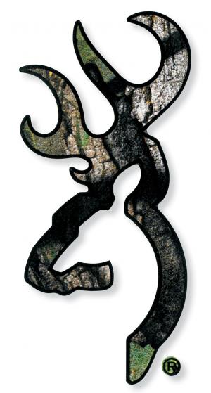 DECAL BUCKMARK 6IN CAMO