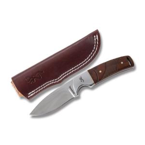 Browning Fixed Blade with Cocobolo Handles and Mirror Polished Stainless Steel 2.875” Drop Point Palin Edge Blades Model 3220229