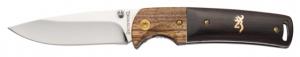 Browning BG Buckmark Hunter 3in Folding Knife, Boxed, 3220231B