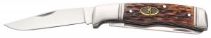 Browning 3220012 Joint Venture Knives Jigged Bone, 2 Blades, 2" Blade, Drop Point and Spay Point Blade, Brown, Clam