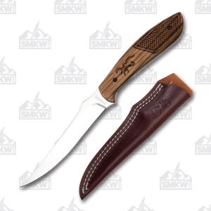 Browning Featherweight Classic Fixed 9Cr18MoV Blade Zebrawood Handle