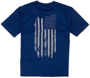 Browning Sun Short Sleeve T-Shirt - Men's, Navy, 2XL, 3010579505