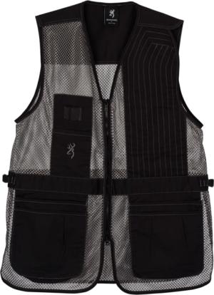 Browning Trappercreek Shooting Vest - Women's, Black/Gray, L, 3050699903