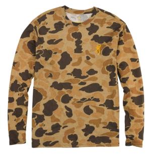 Browning Wasatch Long Sleeve T-Shirt - Mens, Vintage Tan, 2XL, 3017821205