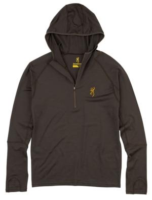 Browning Merino Hooded Shirt - Mens, Major Brown, 2XL, 3010929805