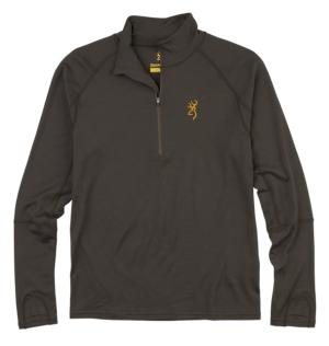 Browning Merino 1/4 Zip Shirt - Mens, Major Brown, XL, 3010939804