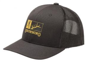 Browning Men's Cap ELK Ridge, Black/Gold, 308018991