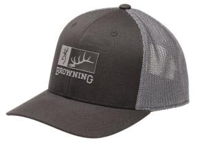Browning Men's Cap ELK Ridge, Black/Gray, 308018791