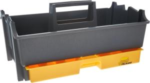 Plano Tote More, Gray/Yellow, 14in x 9.25in x 7in, 311007