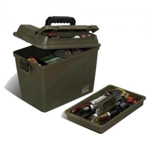 Plano 181206 Magnum Field/Ammunition Box with Life Out Tray/Dividers, Olive Drab Green