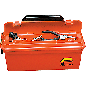 Plano Small Shallow Emergency Dry Storage Supply Box - Orange
