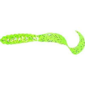 Mister Twister Curly Tail Solid/Flake Colors - Chartreuse Flake