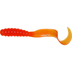 Mister Twister Curly Tail Solid/Flake Colors - Orange