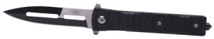 Uzi Accessories UZKFDR014 Tactical Folding Knife Survival 2.5" Stainless Steel Stainless Steel G10 B