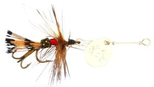 Joe's Flies Super Striker Classic In-Line Spinner Fly, Sz 10, Royal Coachman, 197-10