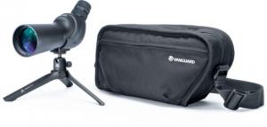 Vanguard Vesta 350A 12-45x50mm Angled Spotting Scope Kit w/ Tabletop Tripod and Soft-Sided Carrying Bag, Black, Vesta 350A