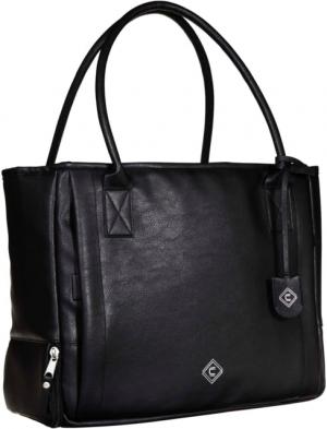 Girls With Guns Cosmic Tote, Lockable Concealed Carry, Black, 15.3 in x 12.5 in x 7 in, 8231