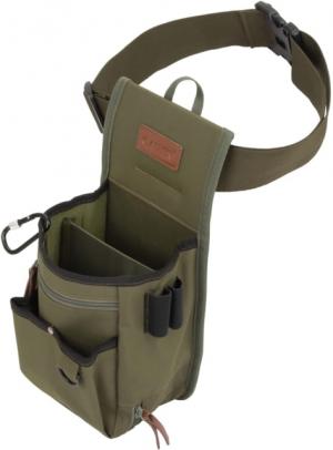 Allen Triumph Rip-Stop Shell Bag, 52in Waist Belt, Olive Green, Double Compartment, 8328