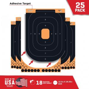 Allen Adhesive Splash Handgun Training Target 12 X 18 Inch 5 Pack