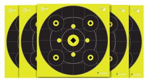 EZ-Aim 15577 Mr. Squirrel Splash Bullseye Paper Target 12 X 12 12 Per Pack