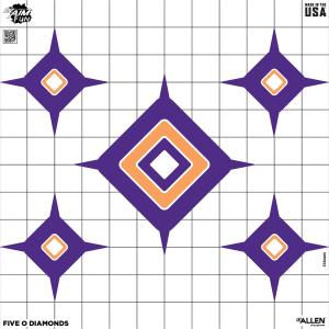 Allen Company EZ Aim Dialing in More Fun Targets 12x12 inch 9 Pack