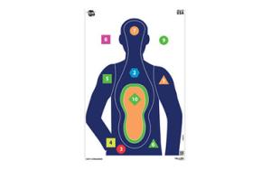 Allen Company EZ Aim Fun Imposing Figures Silhouette Targets 23x35 inch 3 Pack